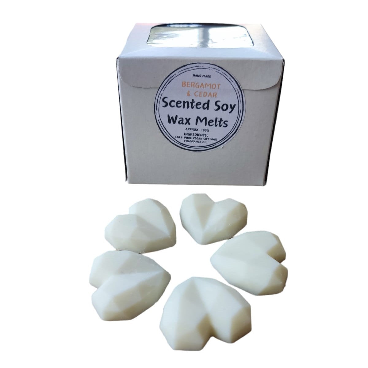 Hearts - Bergamot & Cedar (100g)